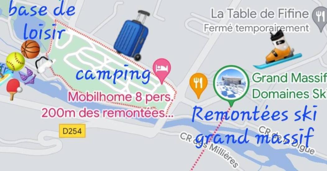 Charmant Mobilhome A 2 Pas Remontes Ski Самоенс Екстер'єр фото