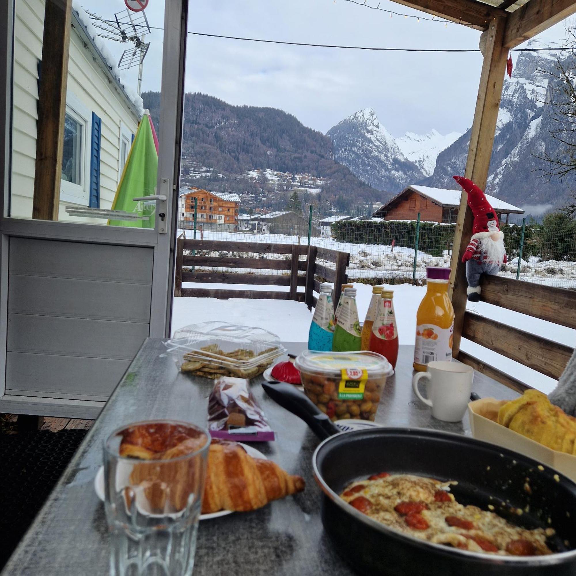 Charmant Mobilhome A 2 Pas Remontes Ski Самоенс Екстер'єр фото